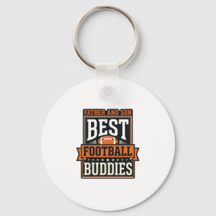 Vader en Zoon Voetbal Buddies Vintage T-shirt Desi Sleutelhanger