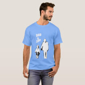Vader en zoon vrienden t-shirt (Voorkant volledig)