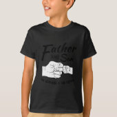Vader en zoon vuistslag t-shirt (Voorkant)