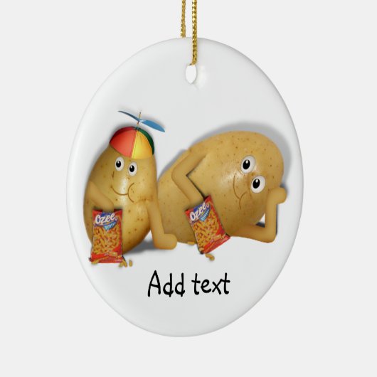 Vader en Zoon-werkkleding Keramisch Ornament (Rechts)