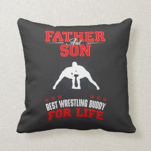 Vader en zoon Wrestling maatje Kussen