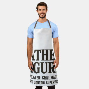 Vader figuur puns dealer grappige vader shirt schort