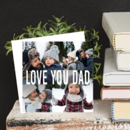 Vader Foto Collage Vaderdag Feestdagenkaart