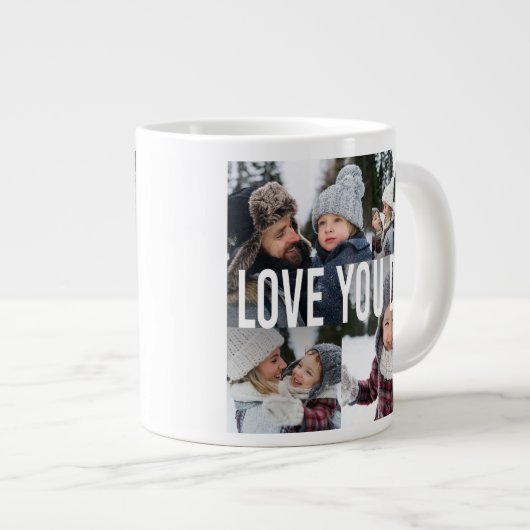 Vader Foto Collage Vaderdag Grote Koffiekop (Voorkant rechts)