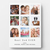 Vader foto familie collage wit fotoplaat (voorkant)