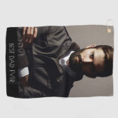 Vader foto golfhanddoek (Horizontaal)