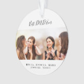 Vader foto kinder Kerst Ornament (voorkant)