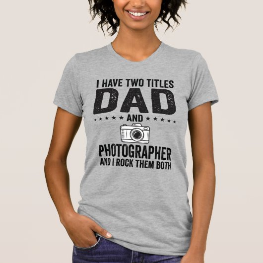 Vader Fotograaf Vintage Gravure Shirt Ontwerp_1 (Voorkant)
