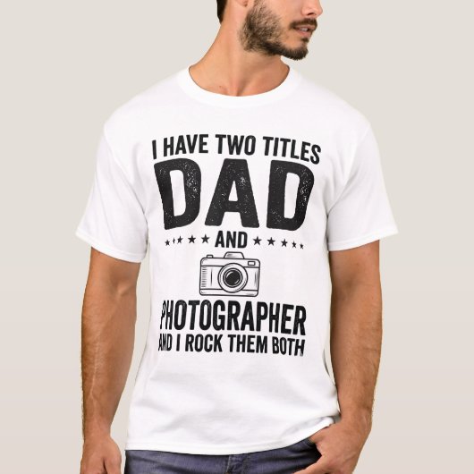 Vader Fotograaf Vintage Gravure Shirt Ontwerp_1 (Voorkant)