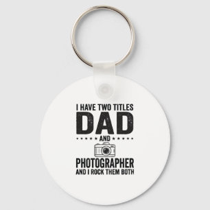 Vader Fotograaf Vintage Gravure Shirt Ontwerp_1 Sleutelhanger