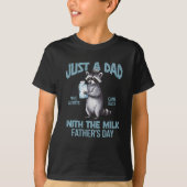 vader Funny Racoon Daddy Happy Fathers Day T-shirt (Voorkant)
