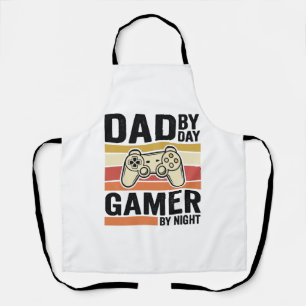 Vader Gamer Vintage Controller T-Shirt Ontwerp_1 Schort