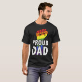 Vader Gay Pride Lgbetq Vader D T-shirt (Voorkant volledig)
