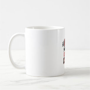 Vader Gedreven door Liefde en Koffie Racing T-shir Koffiemok