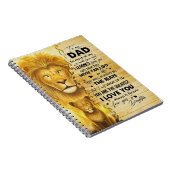 Vader geeft aan mijn vader die ik van jou geleerd  notitieboek (Rechterzijde)