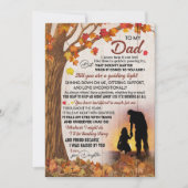 Vader geeft mijn vader... ik weet hoe het is bedankkaart (Voorkant)