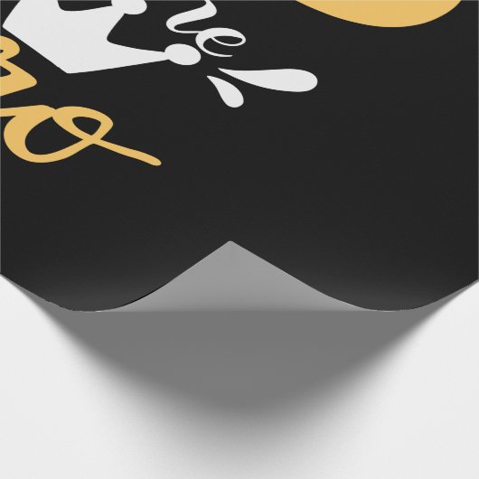 Vader geeft pap je bent Hero Cadeaupapier (Hoek)