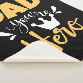 Vader geeft pap je bent Hero Sherpa Deken (3/4)