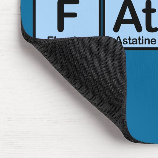 Vader gemaakt van elementen muismat (Hoek)