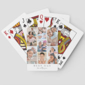 Vader Gepersonaliseerde Foto van Papa Pokerkaarten (Achterkant)