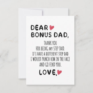 Vader Gift Beste Bonus RSVP Kaartje