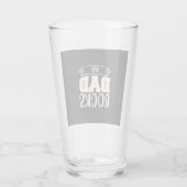 Vader Gift Mijn vader Rocks Glas (Achterkant)