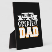 Vader Gift World's grootste vader Fotoplaat (Zijkant)