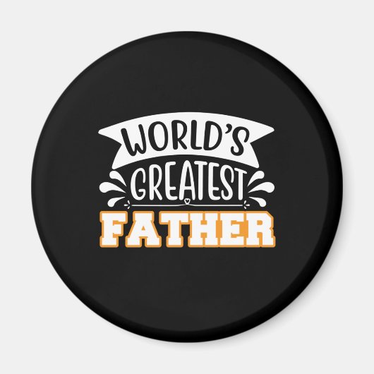 Vader Gift World's grootste vader Magneet (Voorkant)