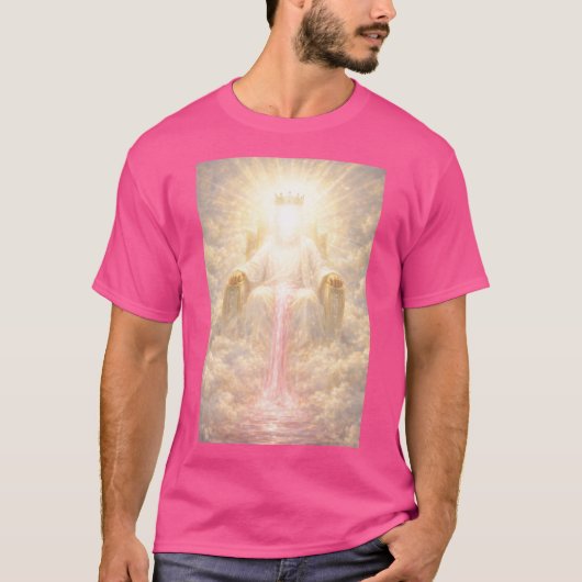 Vader God gezeten op de Troon T-shirt (Voorkant)