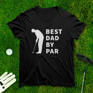 Vader Golfen Grappige Beste Pap Door Par Golf Humo T-shirt