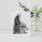 Vader Goriot, illustratie van Le Pere Briefkaart (Staand voorkant)