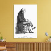 Vader Goriot, illustratie van Le Pere Canvas Afdruk (Insitu (Woonkamer))