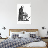 Vader Goriot, illustratie van Le Pere Canvas Afdruk (Insitu (Slaapkamer))