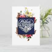 Vader Heer zegene mijn Huis Kaart (Staand voorkant)