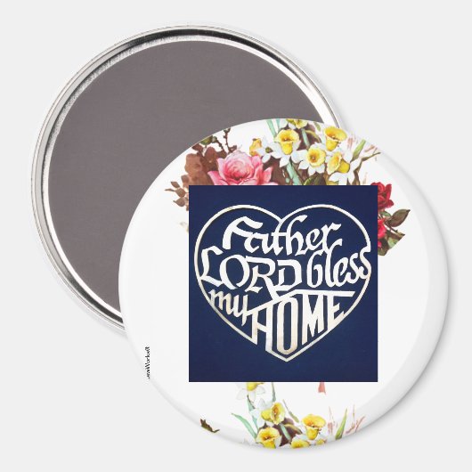 Vader Heer zegene mijn Huis Magneet (Voorkant / Achterkant)