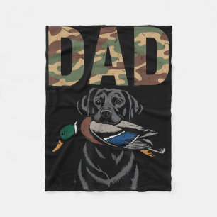 Vader heren camouflage mallard eend jacht camoufla fleece deken