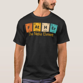 Vader Het Edel Element Grappige Periodieke Tabel T-shirt
