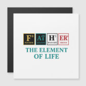 Vader – het element van het leven | periodiek syst (Voorkant / Achterkant)