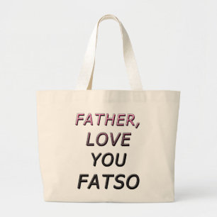 VADER, HOOP VAN JE FATSO 2 GROTE TOTE BAG