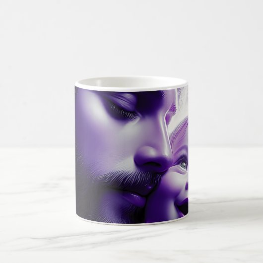 Vader houdt van glimlachen koffiemok (Center)