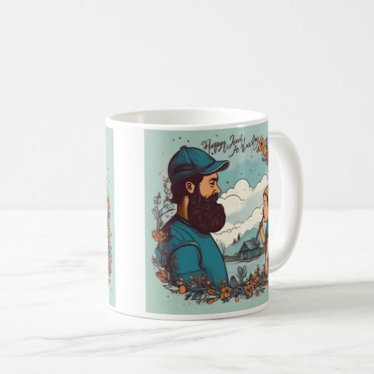 Vader houdt van koffiemok (Voorkant rechts)