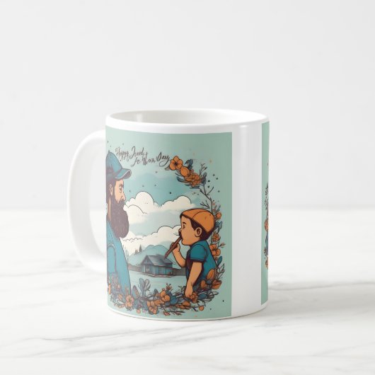 Vader houdt van koffiemok (Voorkant links)