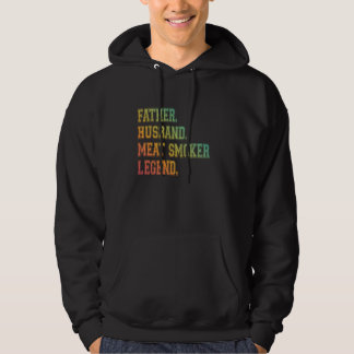 Vader Husband Meat Smoker Legend Grilling Dad Mea Hoodie