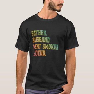 Vader Husband Meat Smoker Legend Grilling Dad Mea T-shirt