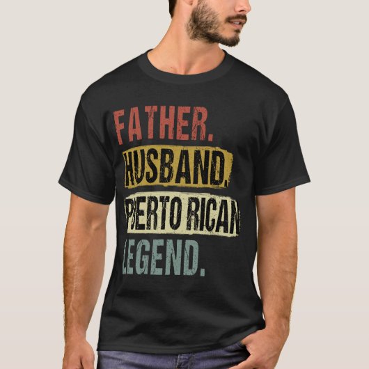 Vader Husband Puerto Rican Legend Puerto Rico T-shirt (Voorkant)
