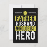 Vader Husband Viroloog Hero Vaderdag