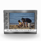 Vader Iedereen wil | Silver Dads Day Year Fotoblokken (Voorkant)