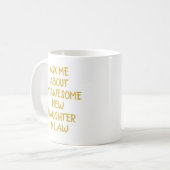 Vader in de wet cadeau bruidegom vader trouwdag Ca Koffiemok (Voorkant links)