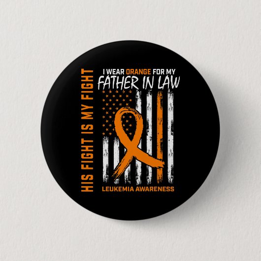 Vader in de wet Leukemie Kanker Bewustzijn Amerika Ronde Button 5,7 Cm (Voorkant)