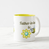 Vader in de wet om tweetone koffie-Mok te zijn Tweekleurige Koffiemok (Voorkant rechts)